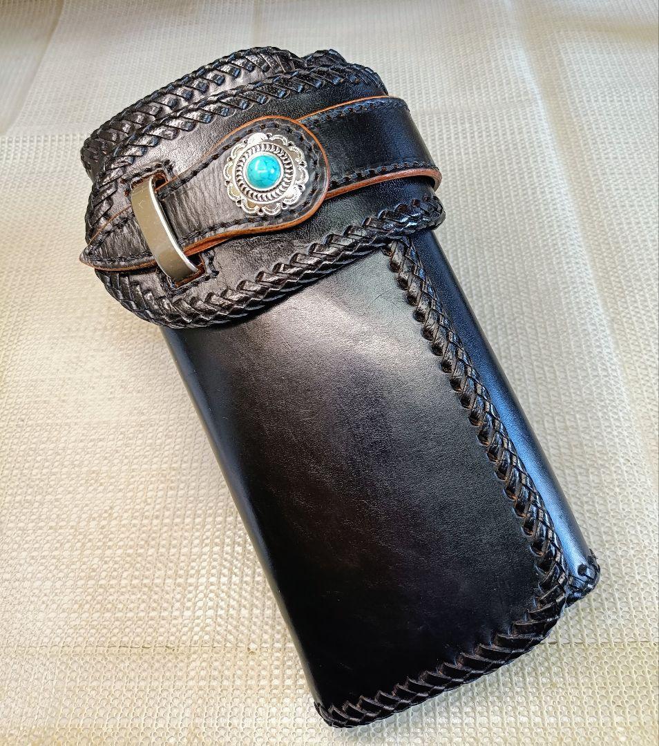 重厚 肉厚 ライダースウォレット バイカーズウォレット ロングウォレット 長財布