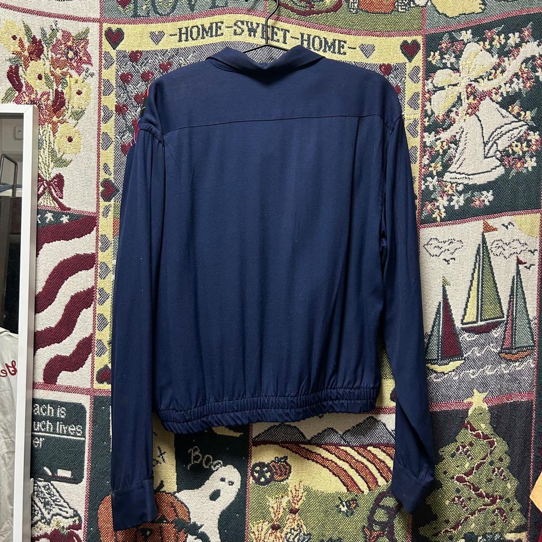 ほ*る様 50s レーヨンギャバシャツジャケット