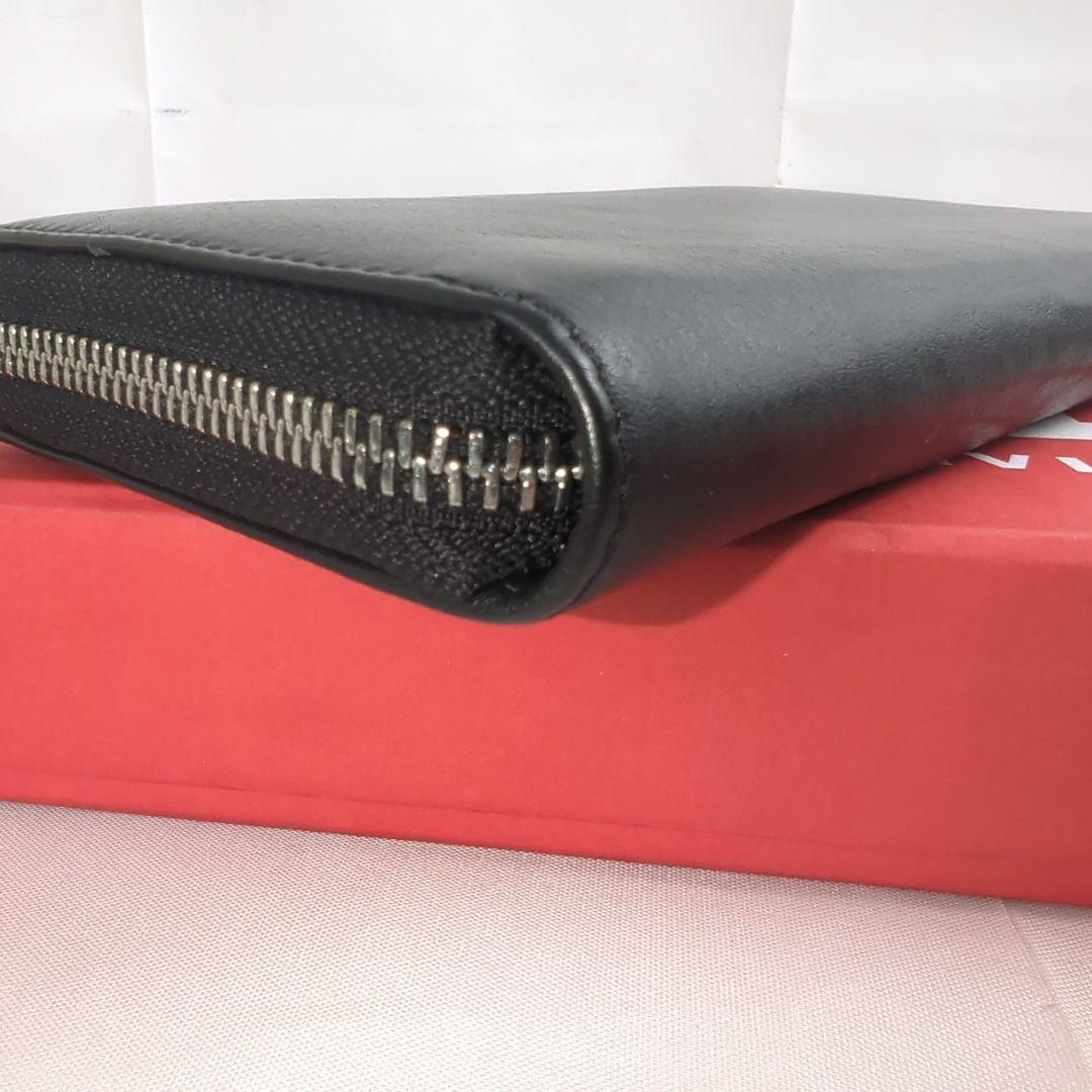 【美品】DIESEL ディーゼル 長財布 D ロゴ ジッピー ラウンド ジップ