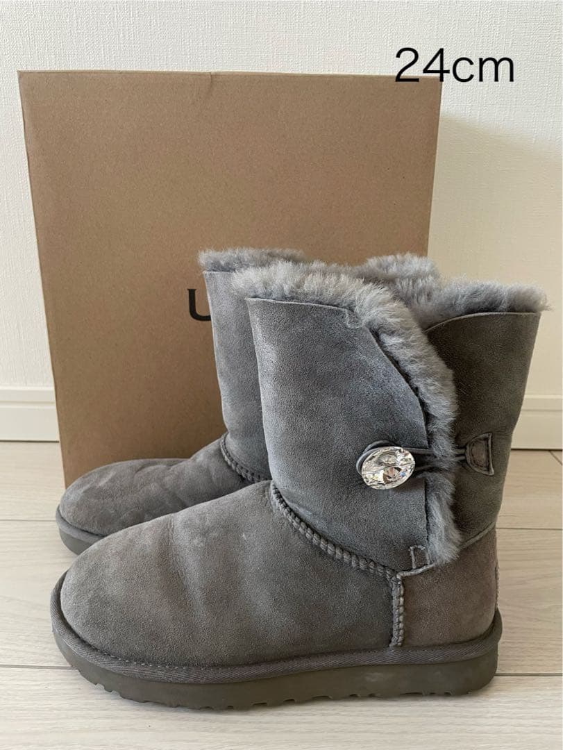 UGG ムートンブーツ グレー　24cm