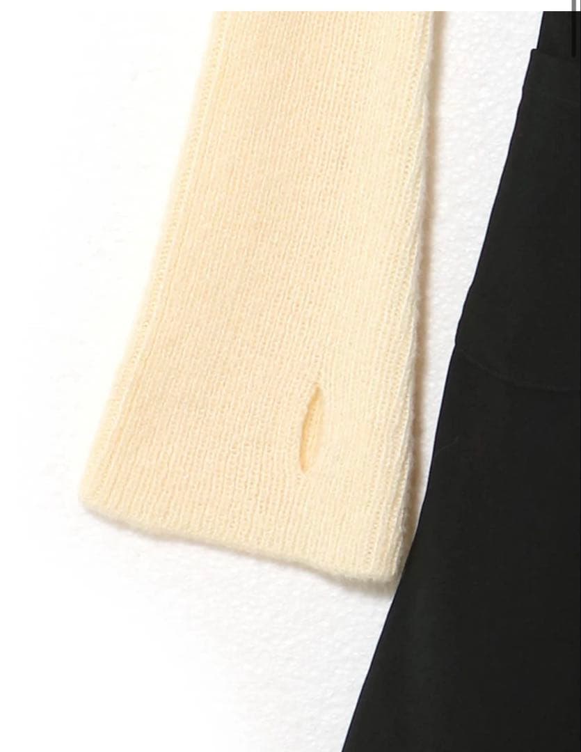 andmary Lamia knit set mini dress アンドマリー