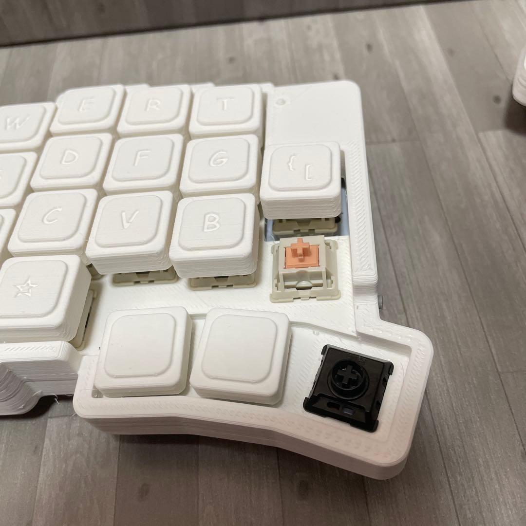 roBa 無線 Keyball39トラックボール スイッチ、キャップ付き