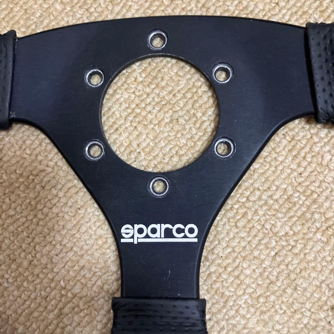 Sparco ステアリング 3スポーク 黒