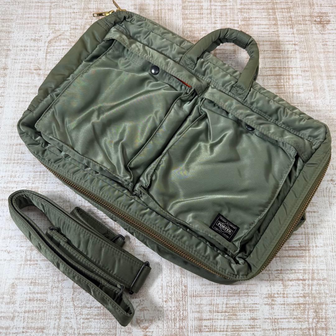 極美品　Porter 廃盤 ポータータンカー ビジネスバッグ 3way A4可