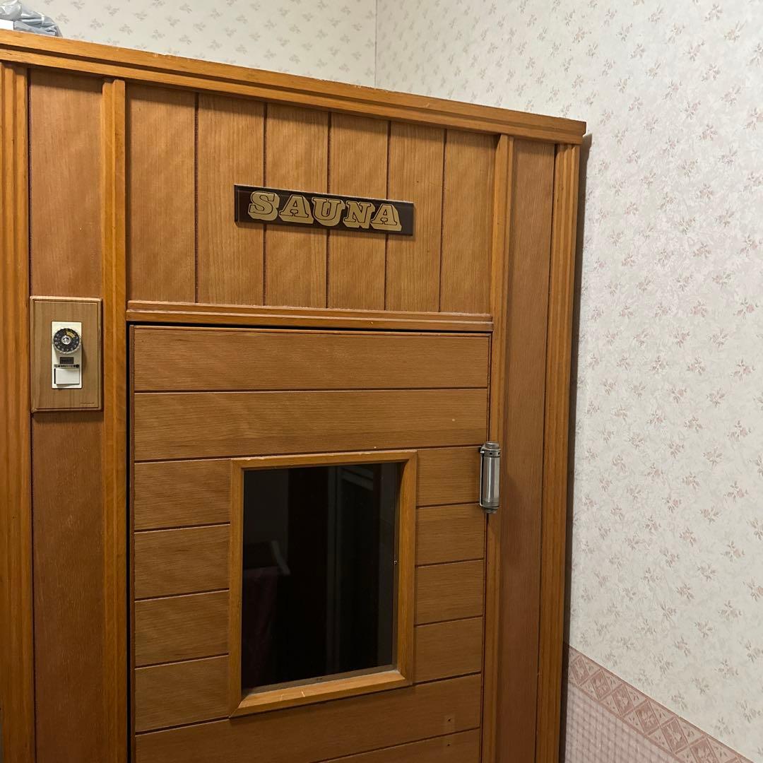 木製サウナ 温度計付き