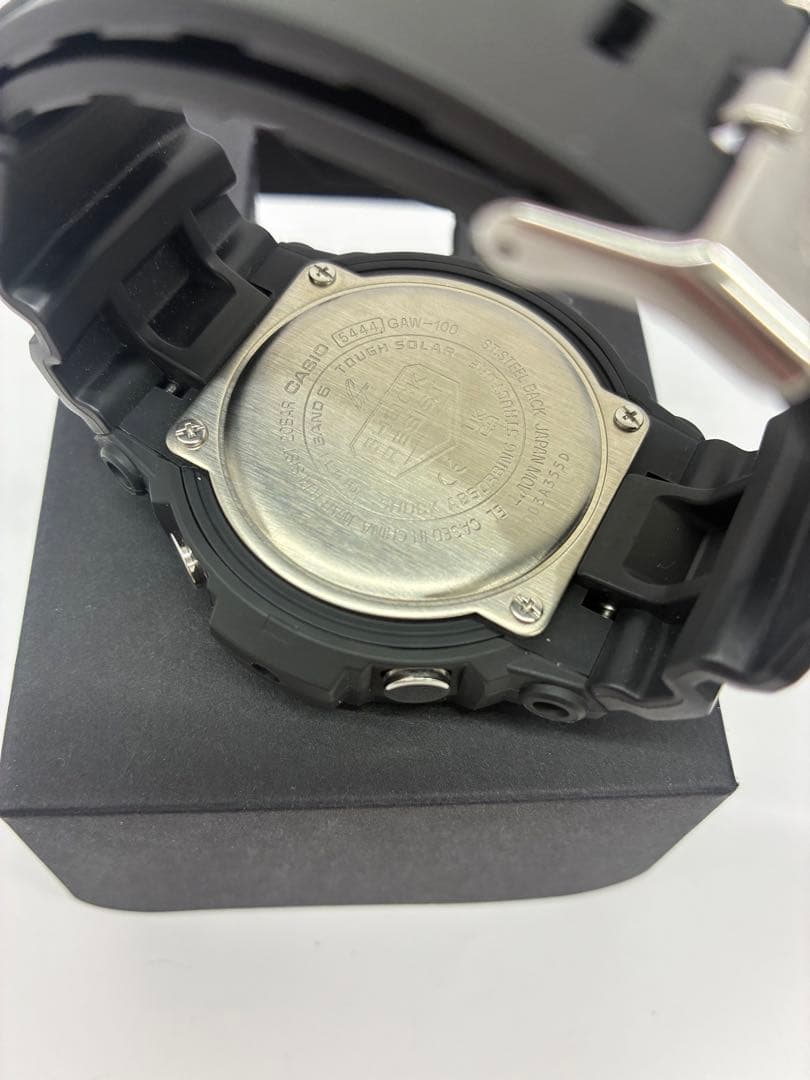 美品CASIO G-SHOCK GAW-100-1AJF 腕時計 電波ソーラー