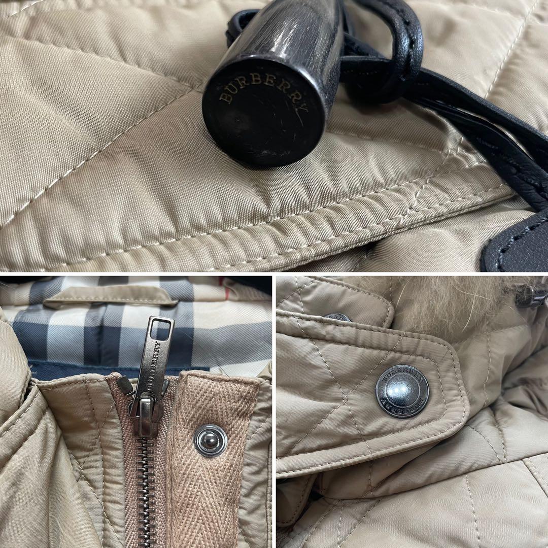 大きいサイズ✨バーバリーロンドン ダッフルコート ノバチェック ベージュ 44