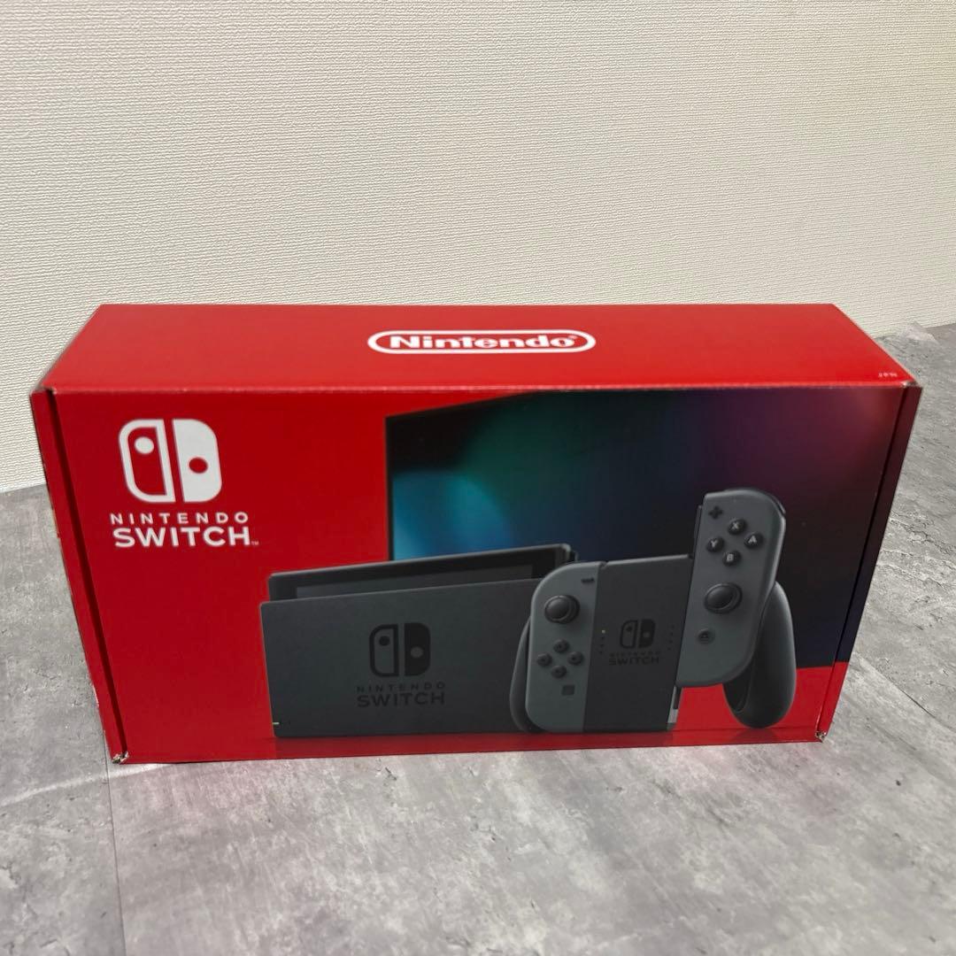 Nintendo Switchスウィッチ グレー 本体 +付属品 美品！