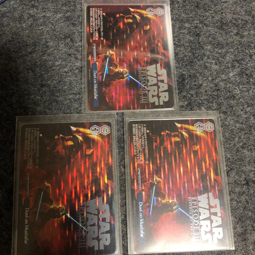 ヴァイスシュヴァルツ　duel on mustafar SP 3枚