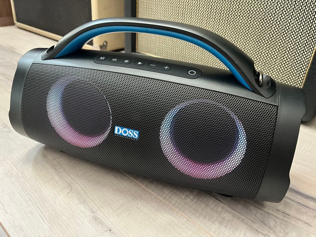 スピーカー・ウーファー DOSS Extreme Boom Pro Bluetooth BLUE