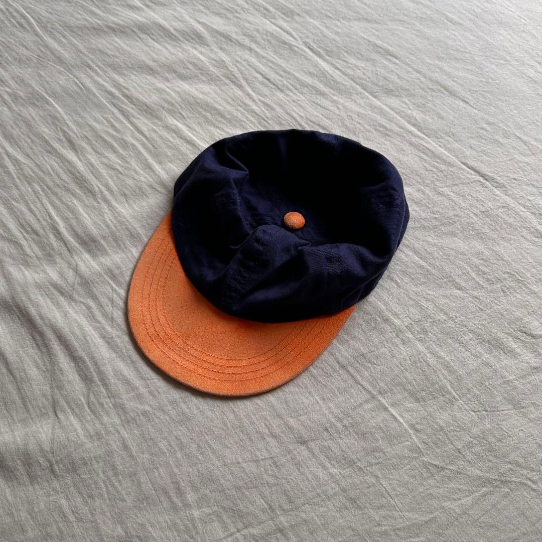 帽子 Hender Scheme 2tone cap Navy/Orange