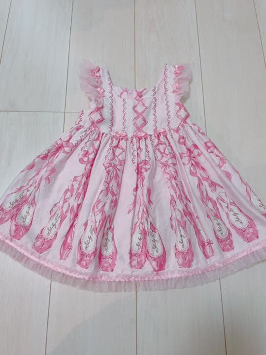 シャーリーテンプル トゥシューズワンピース 90