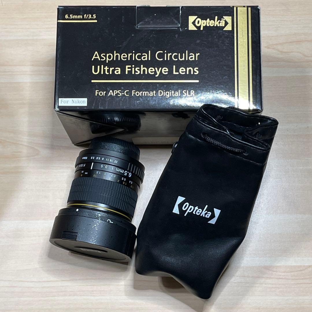 Opteka 6.5mm f/3.5 フィッシュアイレンズ　アプテカ　ニコン