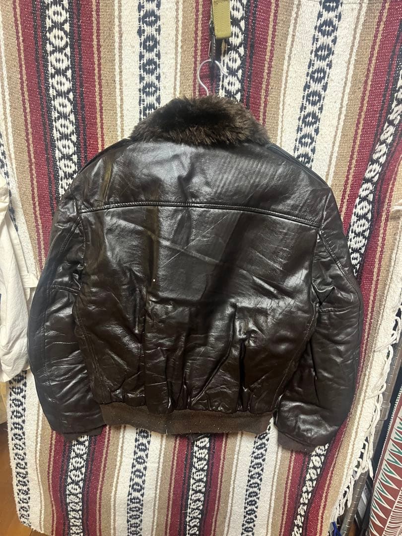 80,s cooper G1フライトMADE IN USAレザージャケット