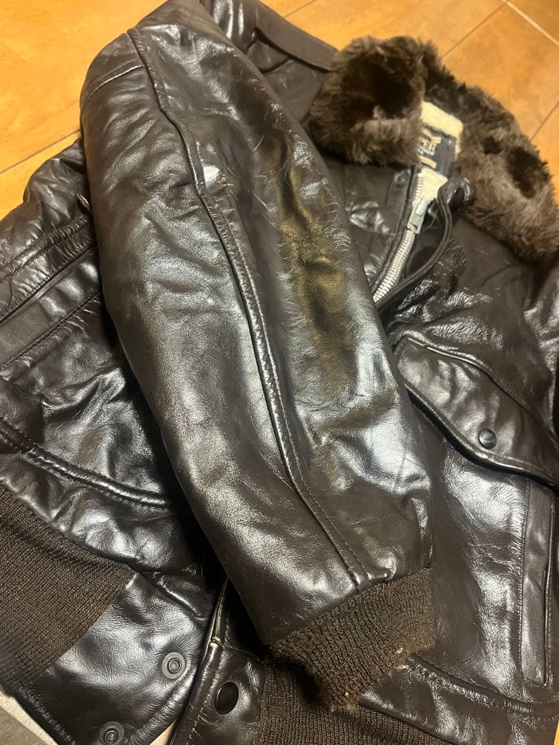 80,s cooper G1フライトMADE IN USAレザージャケット