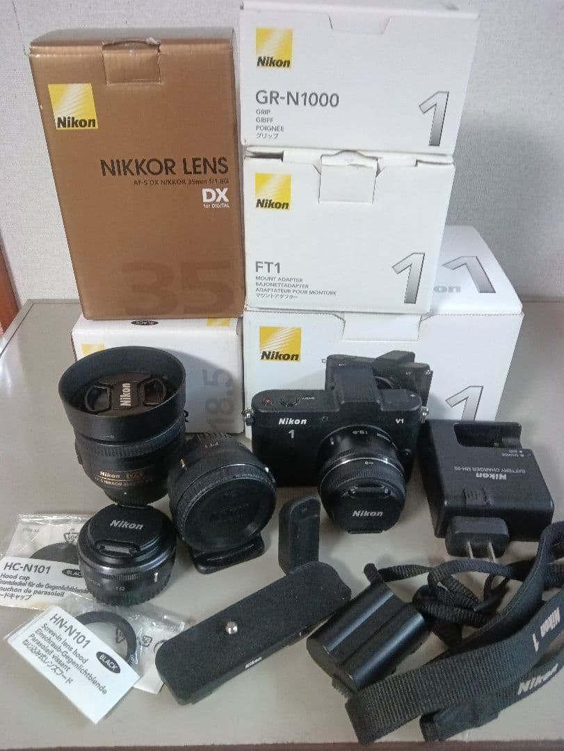 Nikon 1 　V1 FT1 レンズ単3本おまけ付