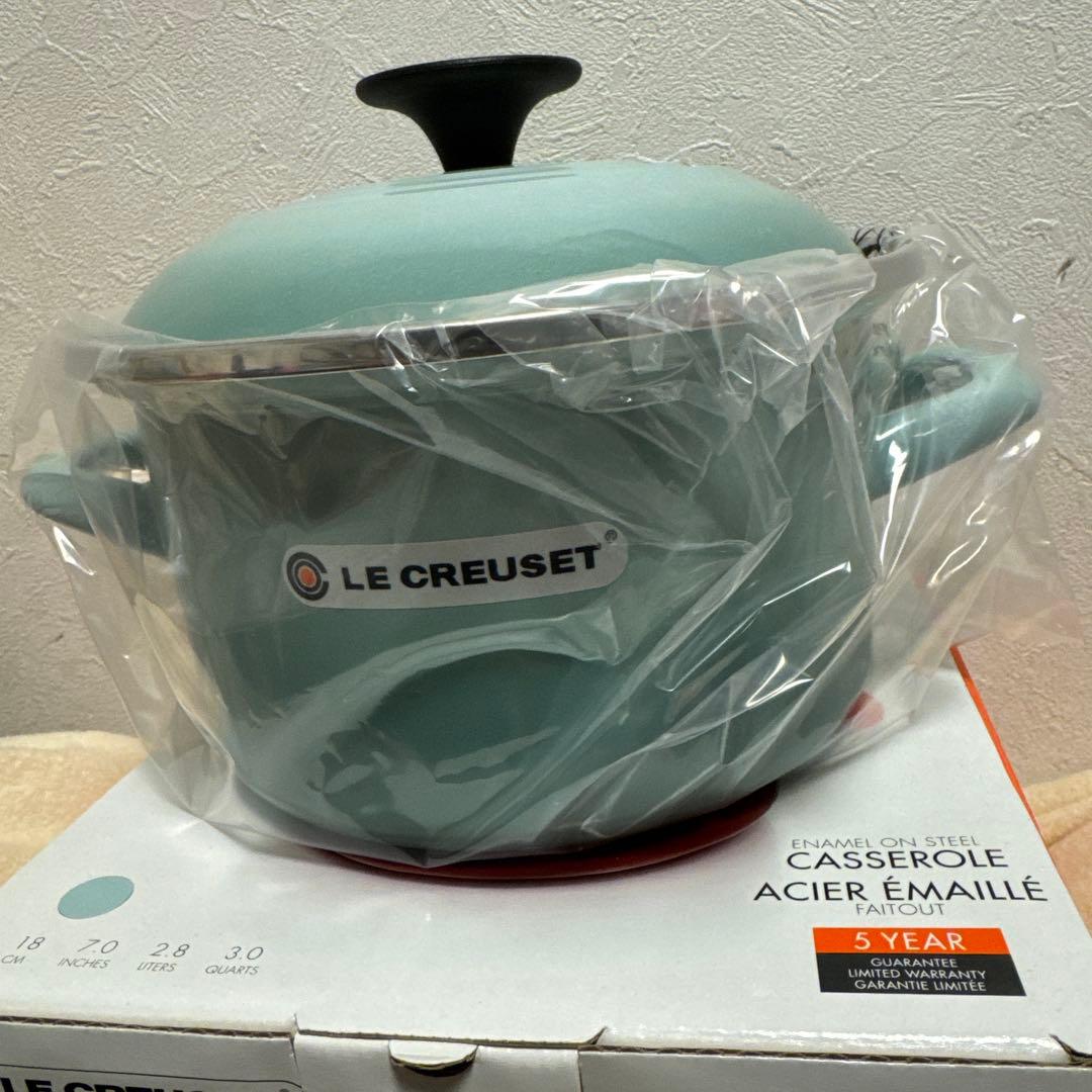 新品　LE CREUSET キャセロール　18cm