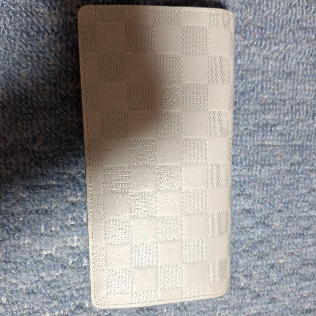 ルイ・ビィトン　ダミエアンフィニ　ホワイト長財布