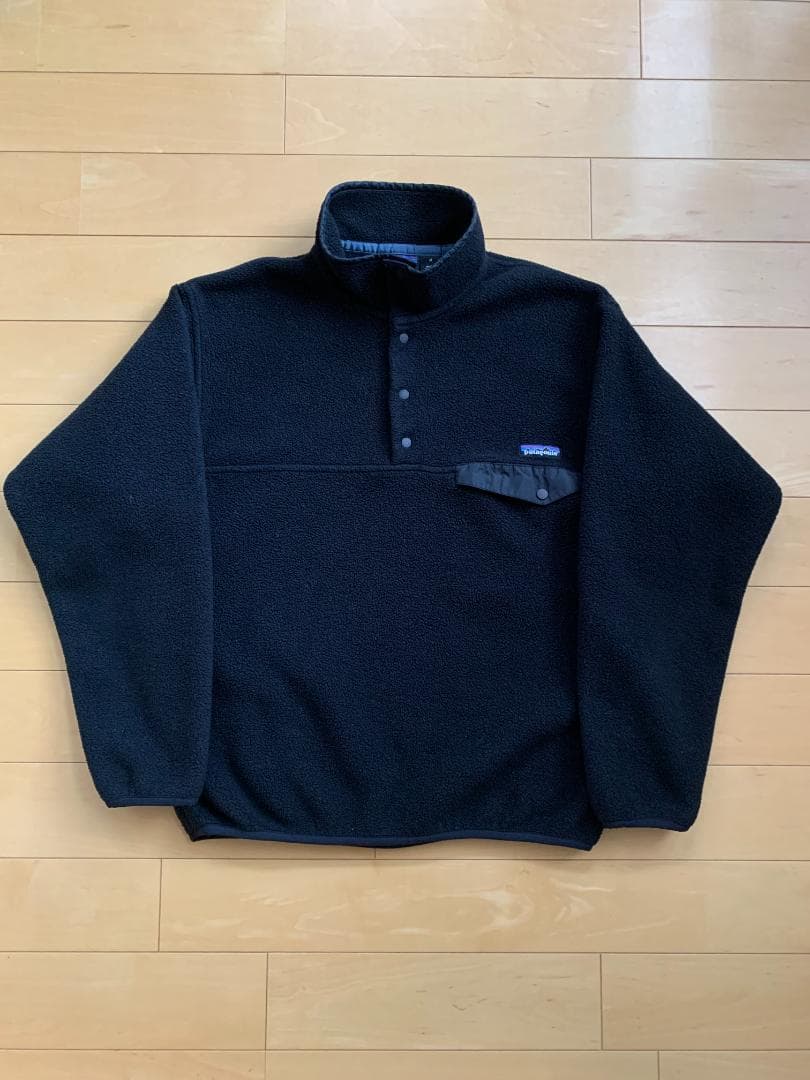 【M】Patagonia 01年 シンチラ スナップT ブラック USA製