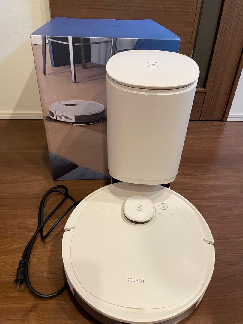【一度使用】DEEBOT N8 PRO+ ロボット掃除機 本体 ホワイト
