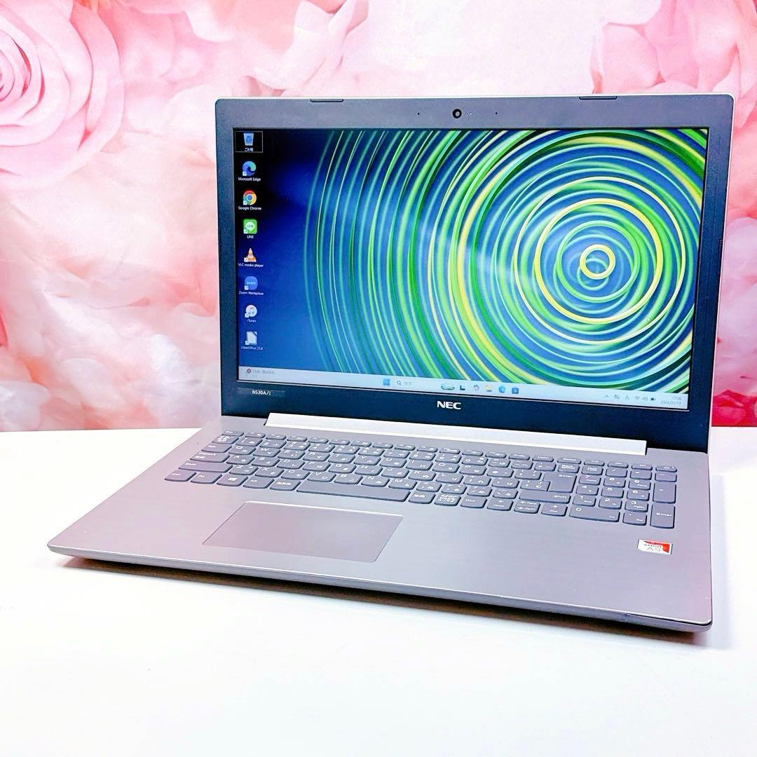 新品爆速SSD✨windows11✨カメラ✨ノートパソコン✨オフィス✨薄型✨