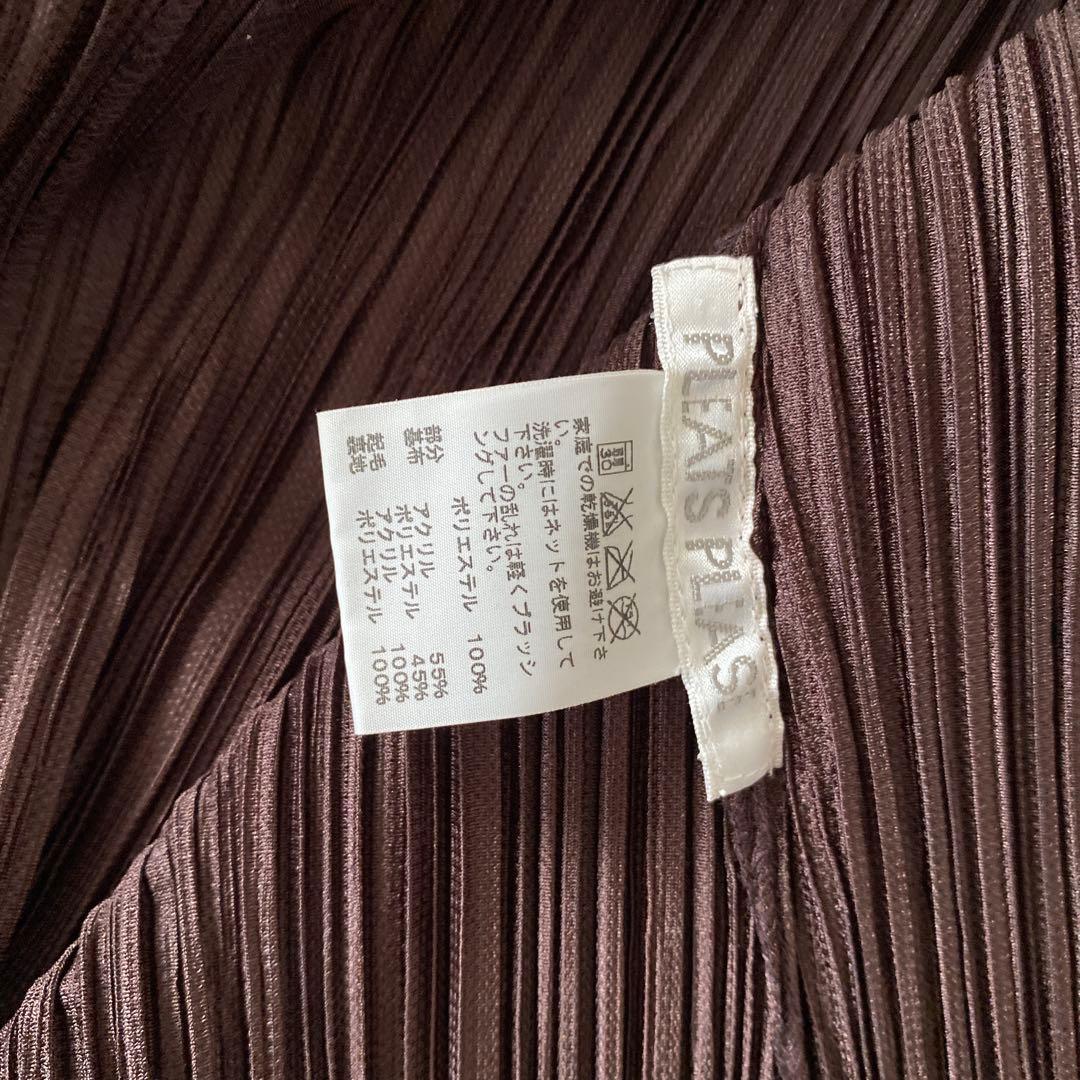 最終金額❗️極美品　プリーツプリーズ　長袖シャツ　ファージャケット　トップス