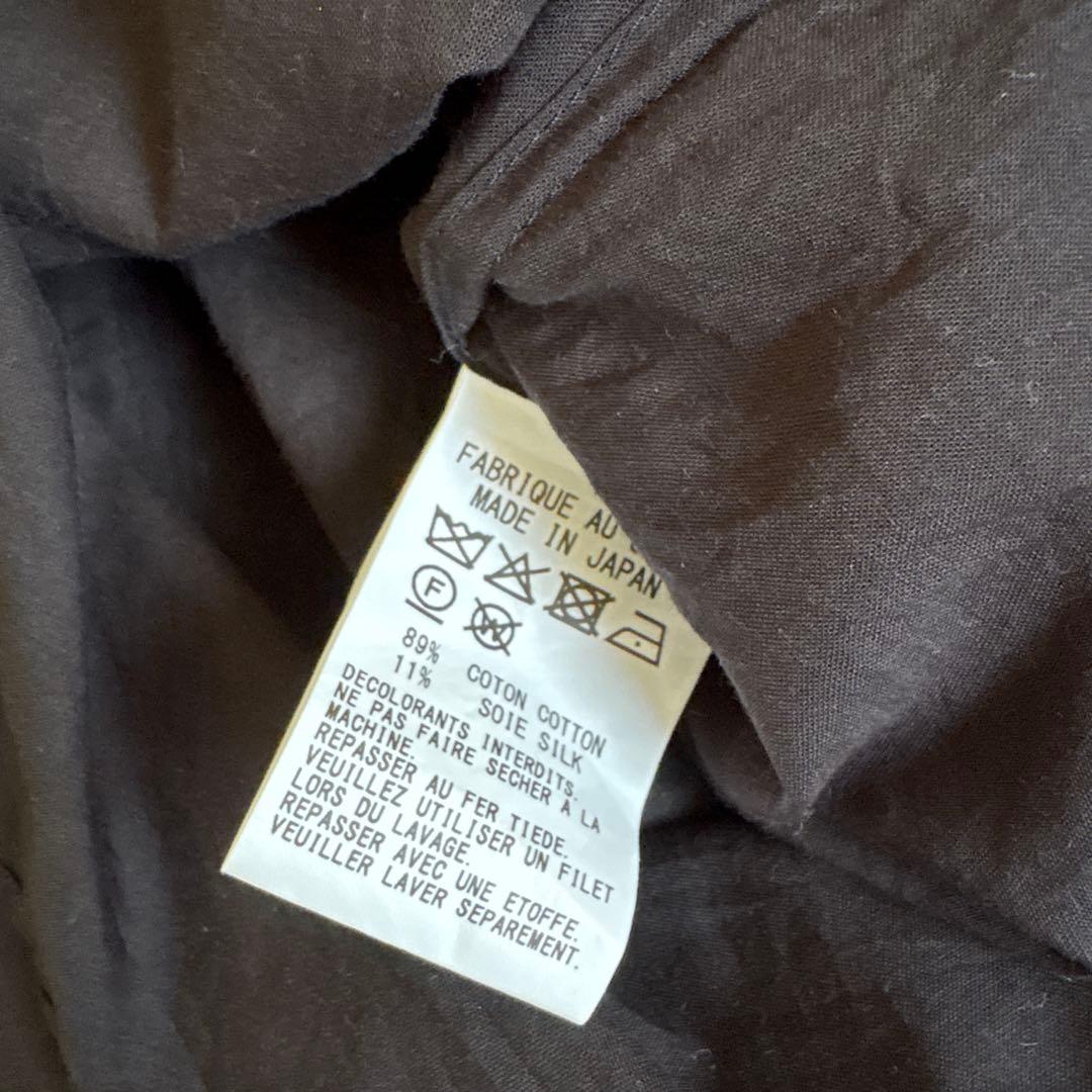 S'YTE 長袖シャツ　コットンシルク