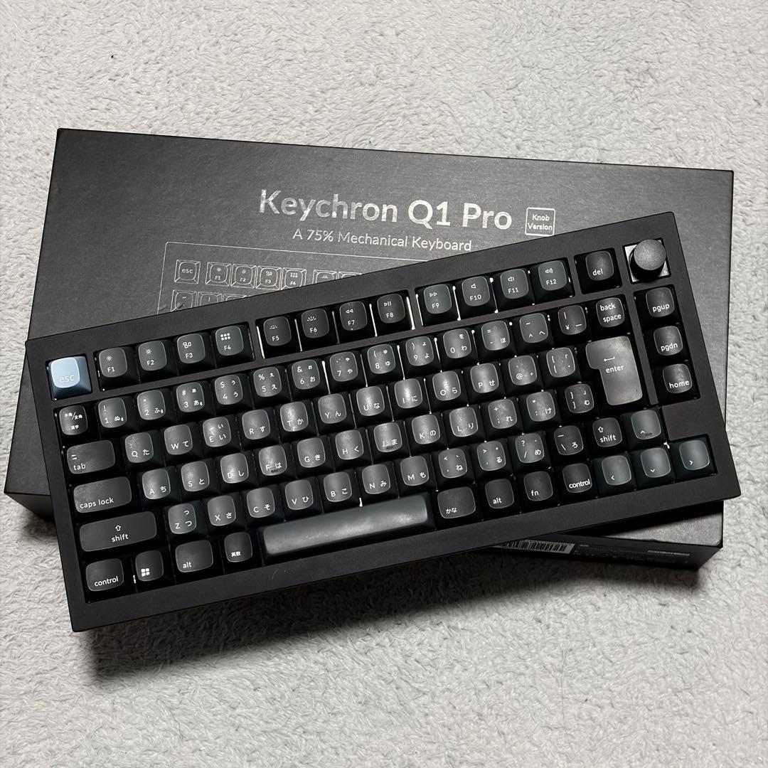 Keychron Q1 Pro 75%キーボード 赤軸 日本語配列