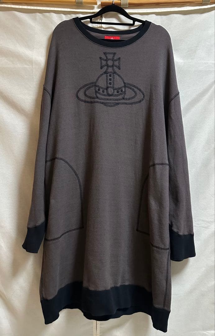 ヴィヴィアンウエストウッド スゥエット ワンピース ビッグオーブ