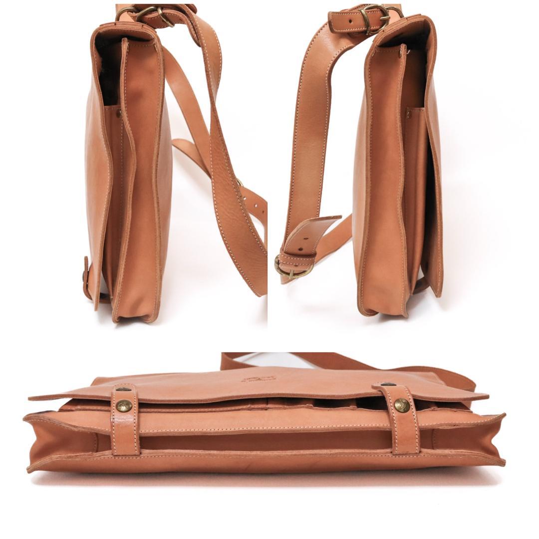 【希少】イルビゾンテ　ショルダー　メッセンジャー　ブリーフケース　マルチポケット