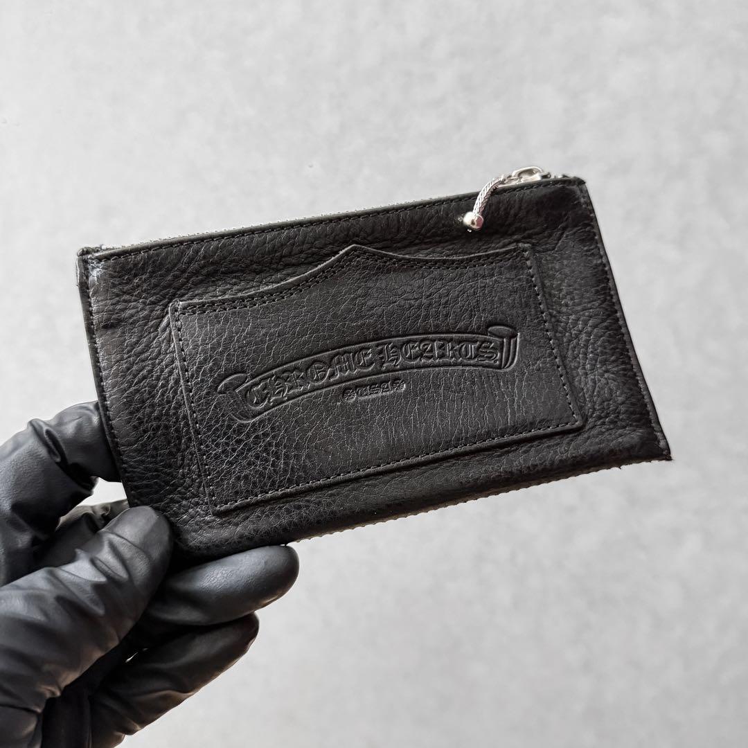 クロムハーツ パース ブラック カード入れ ケース レザー 小銭入れ