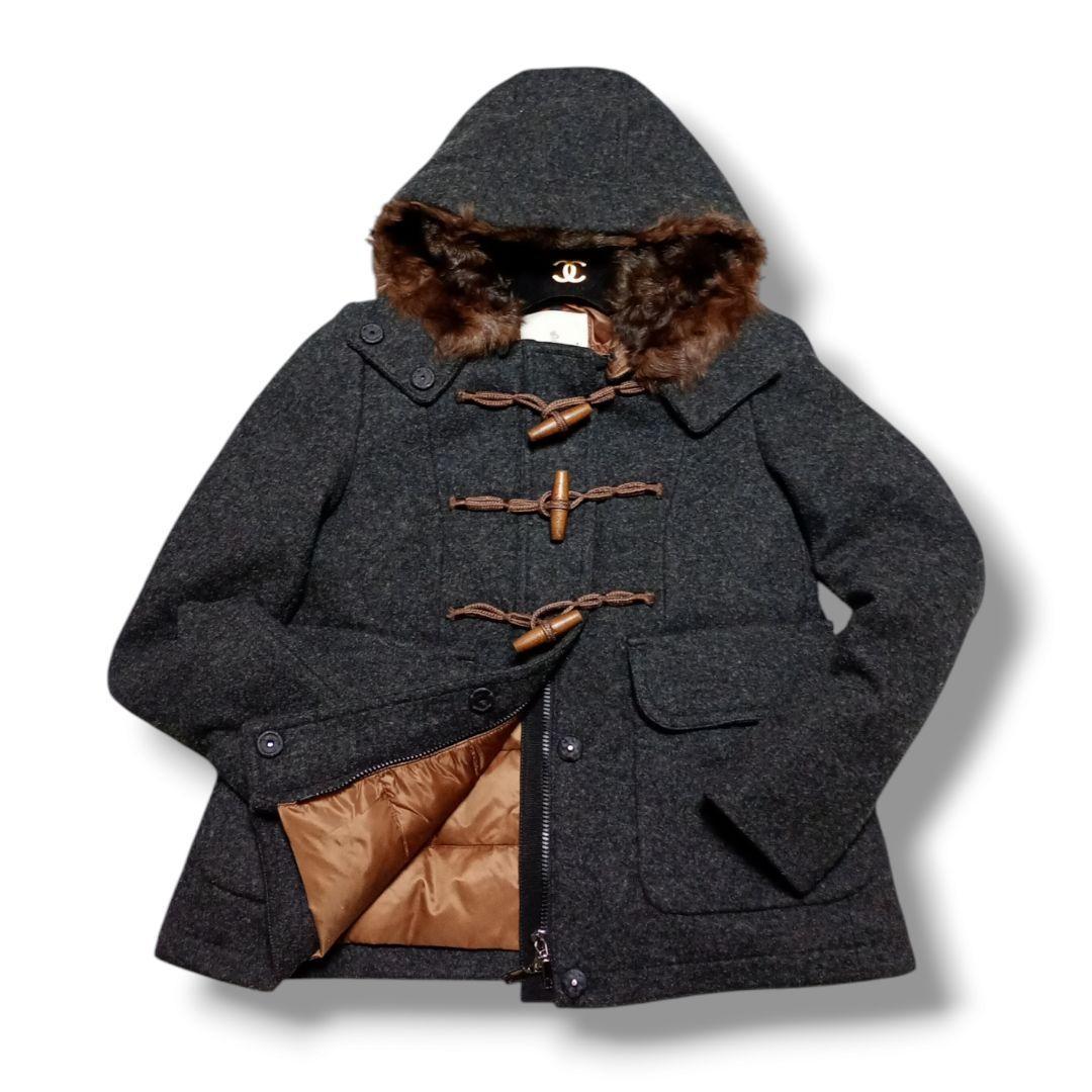 MONCLER モンクレール ダッフル ダウン ジャケット 毛皮 リアルファー