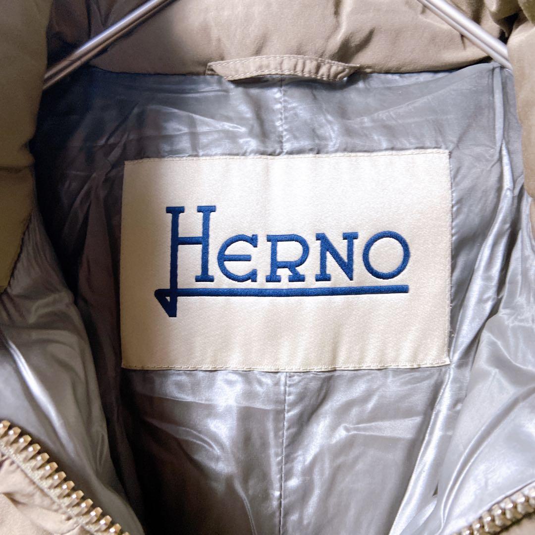 人気✨HERNO　ポーラテック　ダウンコート　ロングコート　スタンドカラー　S
