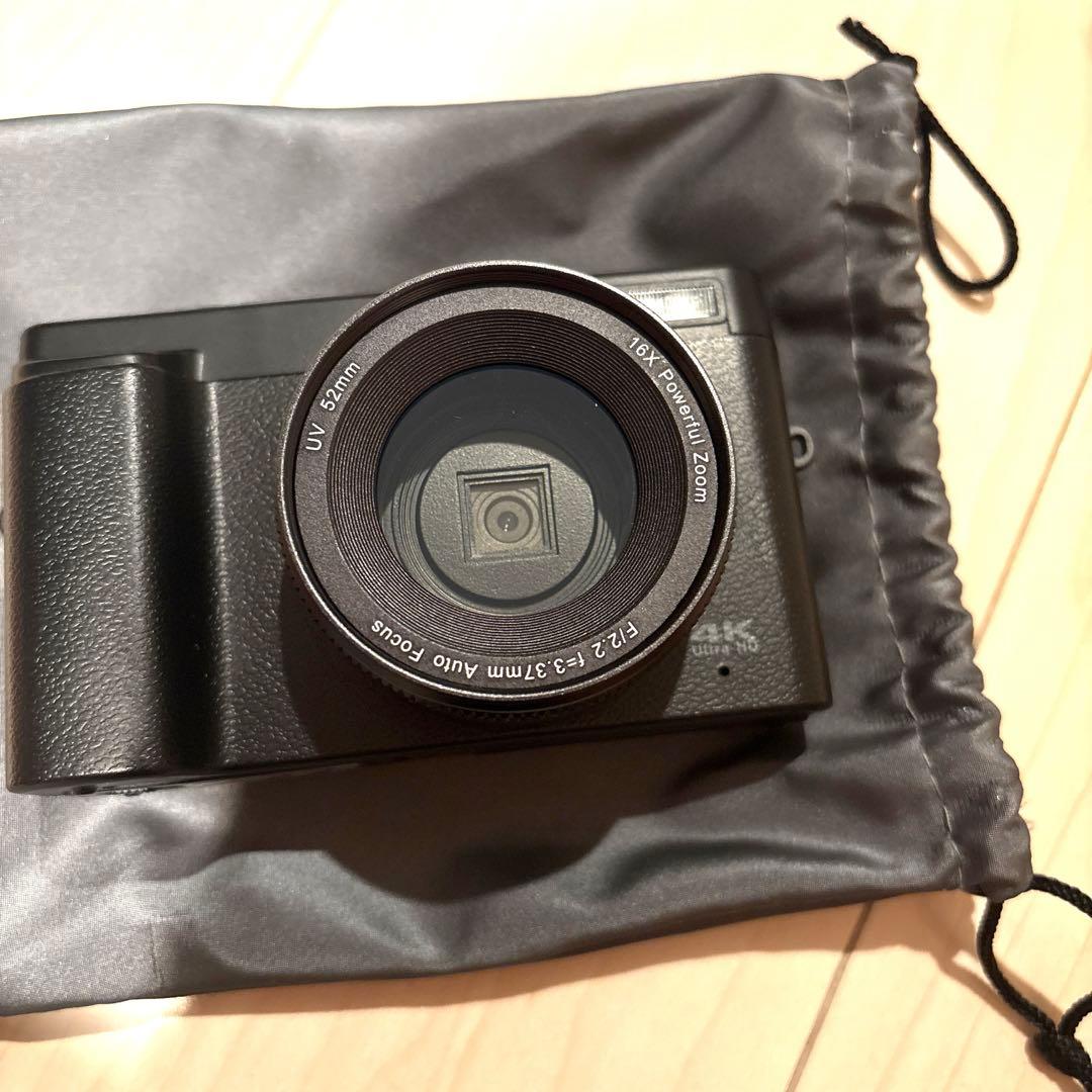 【新品・未使用】4Kデジタルカメラ 16倍光学ズーム 専用ケース付き