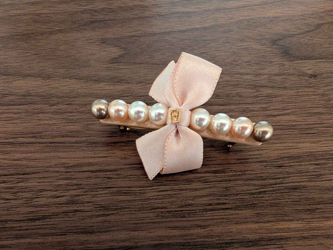 パール リボン アレクサンドルドゥパリ　バレッタ