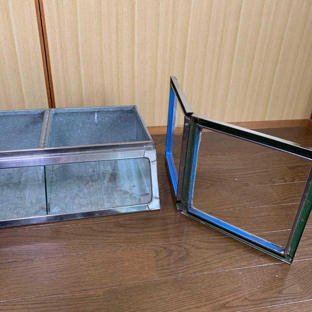 昭和レトロ　ガラス製駄菓子ケース