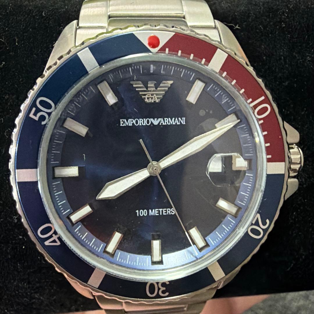 EMPORIO ARMANI ステンレススチール 時計
