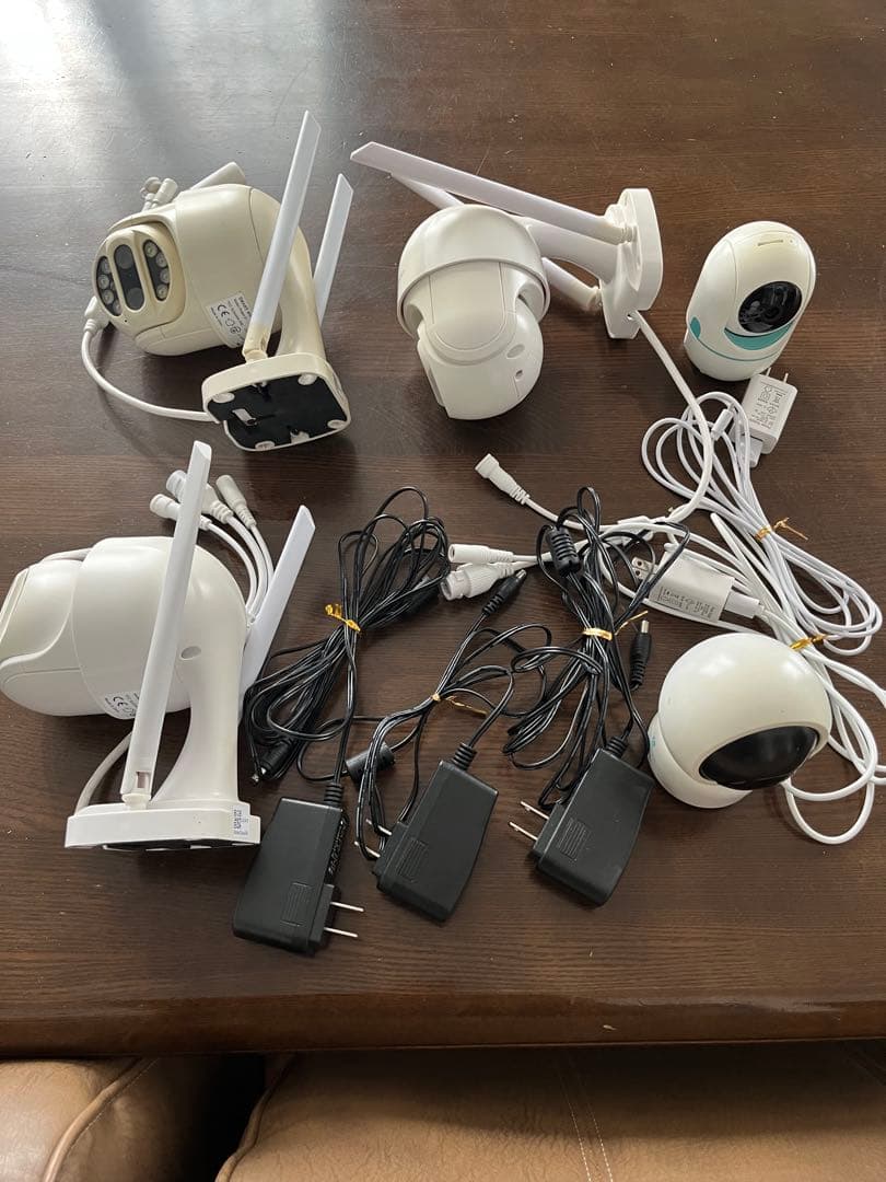 防犯カメラ5台セット ホワイト