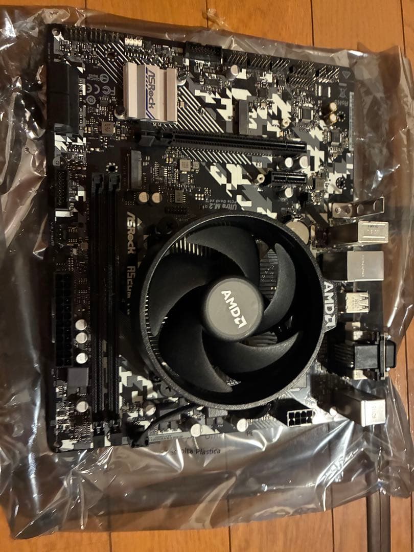 マザボ(ASRock A520M)cpu(Ryzen5 3500)クーラーセット