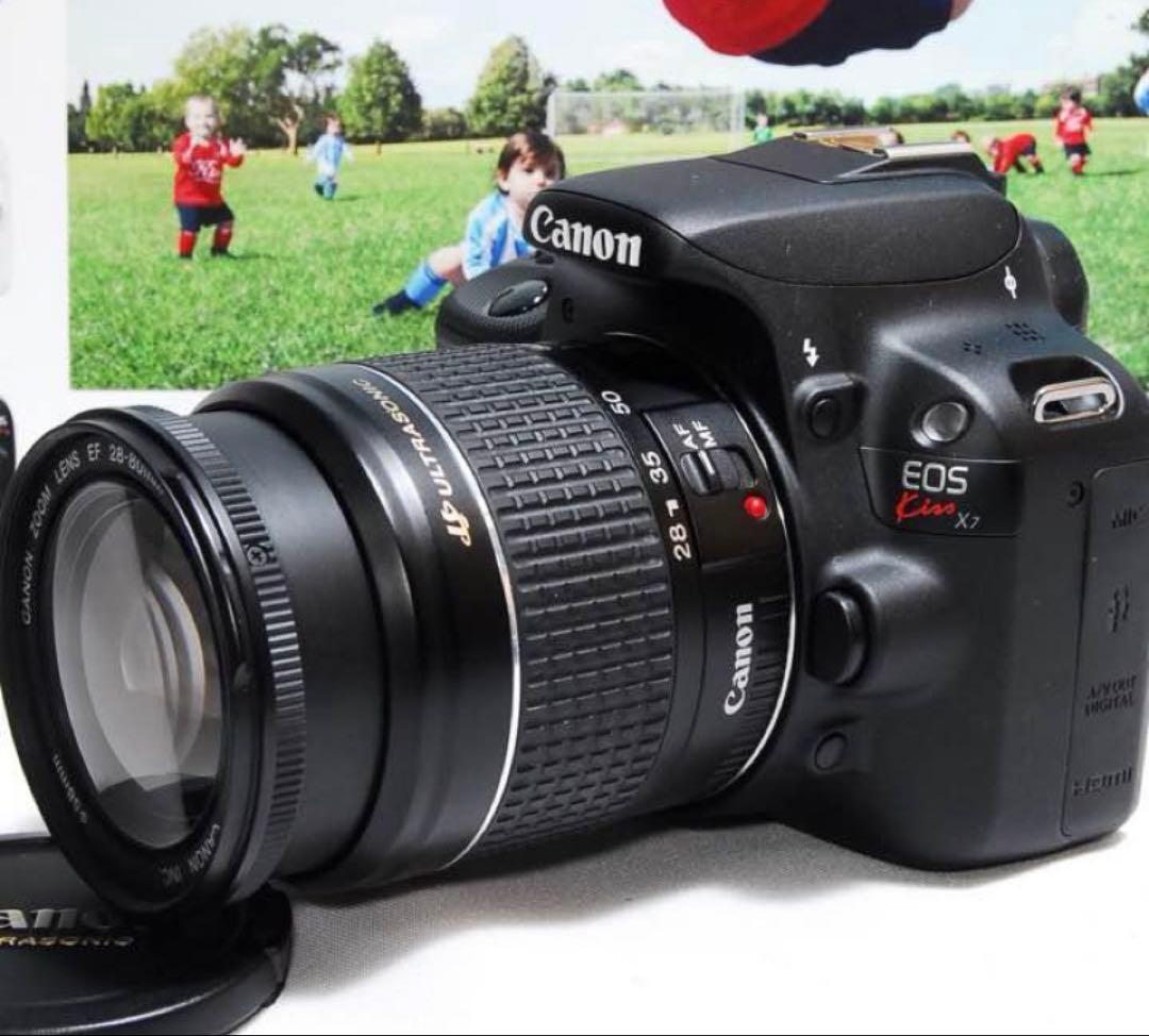 ❤美品❤初心者オススメ❤️スマホ転送OK❤️kiss X7❤届いてすぐに使える❤