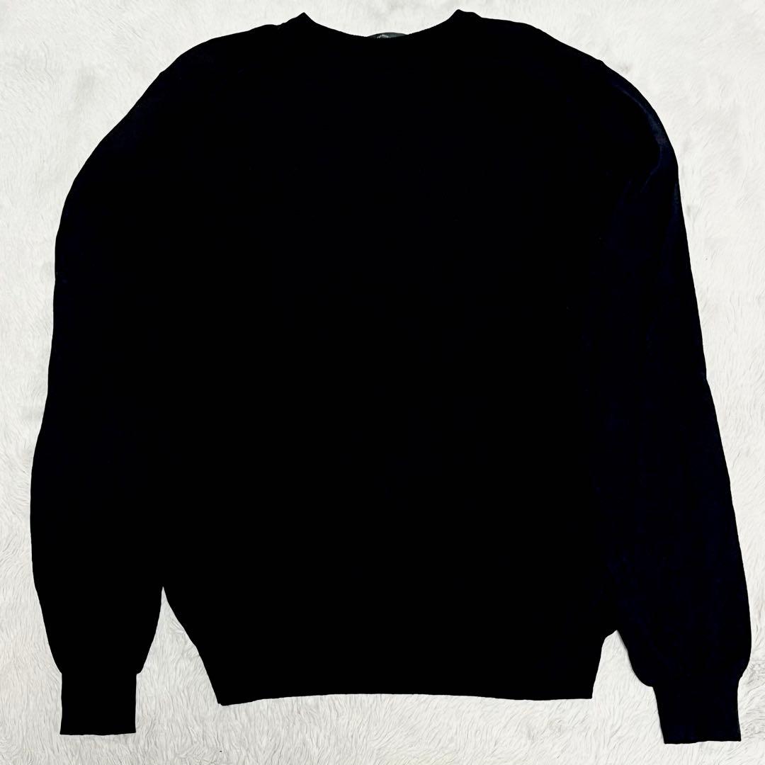 ZANONE ザノーネ ニット セーター イタリア製 48 Lサイズ 黒