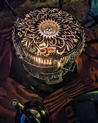 ●PASECO パセコ● 対流型石油ストーブ トライバル柄ストーブトップセット