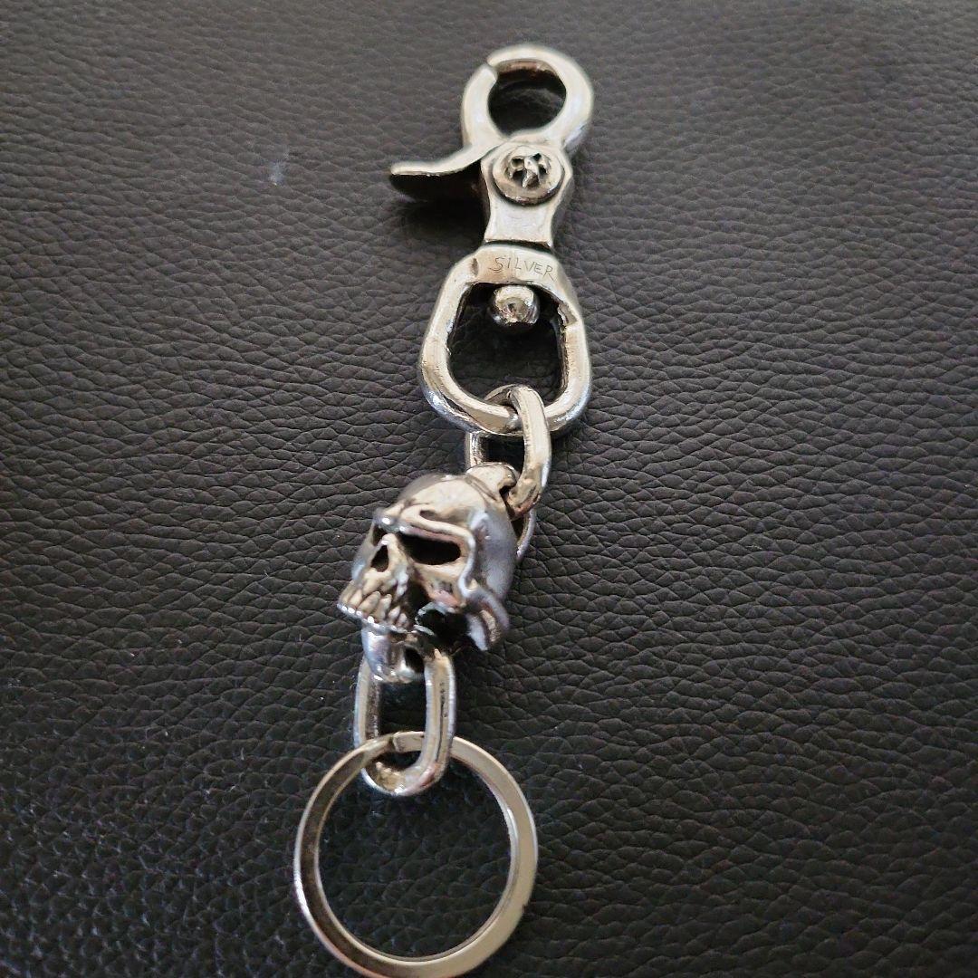 サーティーンデザインズ マッドスカルキーチェーン