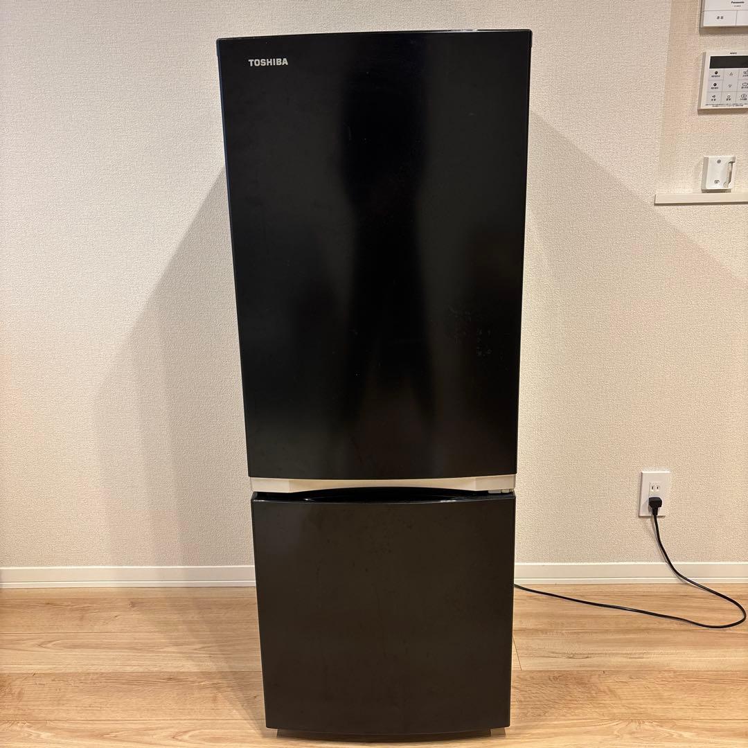 TOSHIBA 冷蔵庫 GR-R15BS(K) 153L 黒