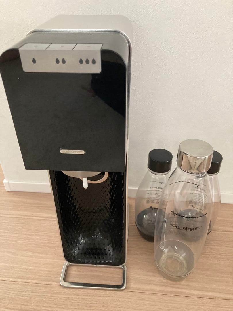 【美品】ソーダストリーム SOURCE Power（電動モデル）＋ボトル3本付き