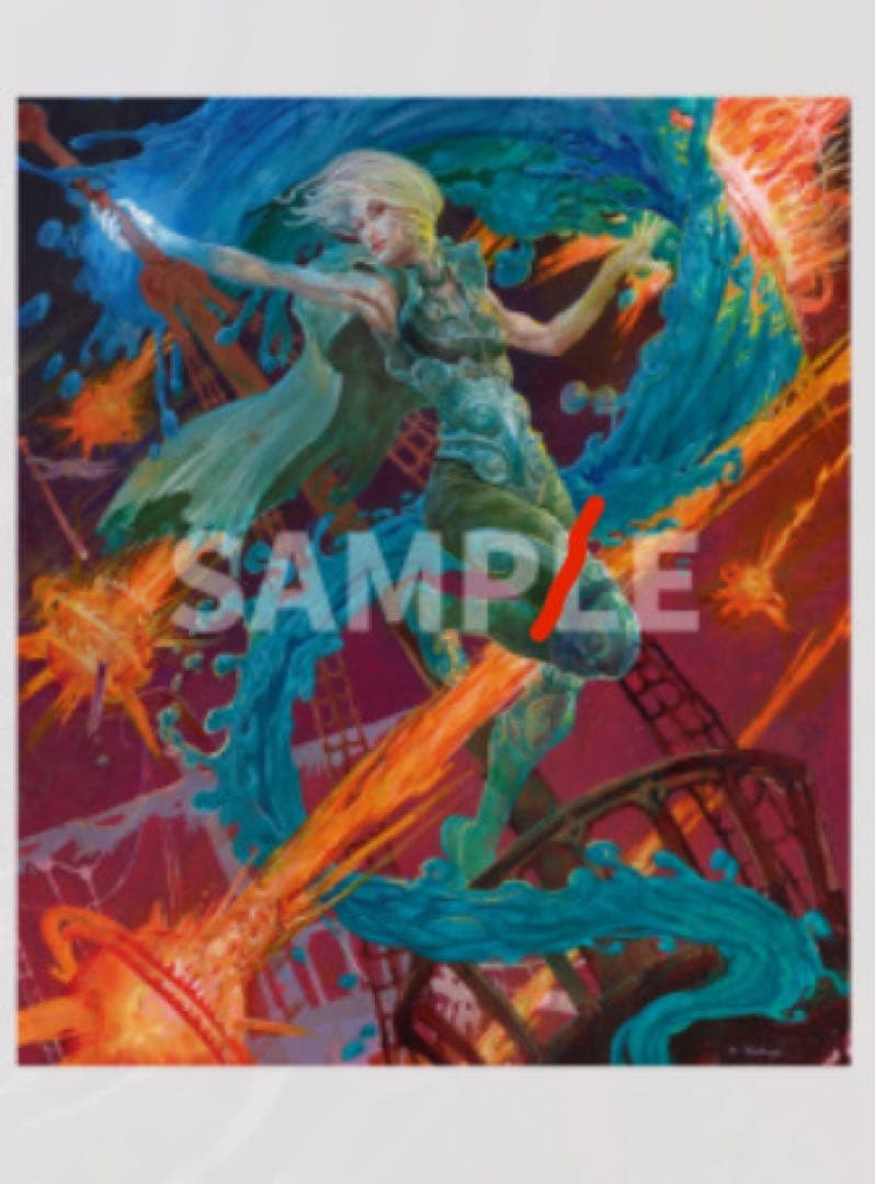 u*7様 mtg マジック大戦祭 キャンバスアート 意志の力 force of