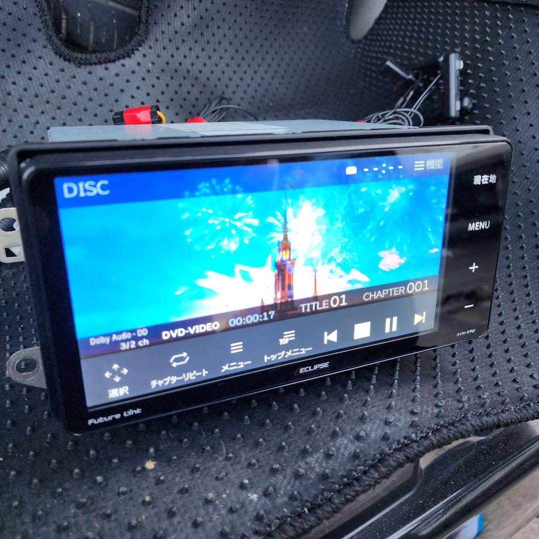 【動作済】AVN-R9W ETC付 フルセグ/BT/Wi-Fi/DVD 地図有