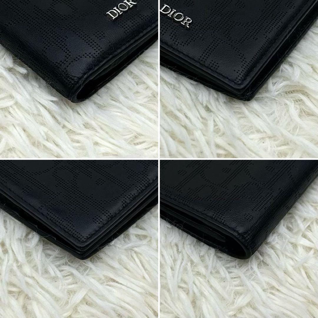 【美品】ChristianDior トロッター レザー 二つ折り 長財布