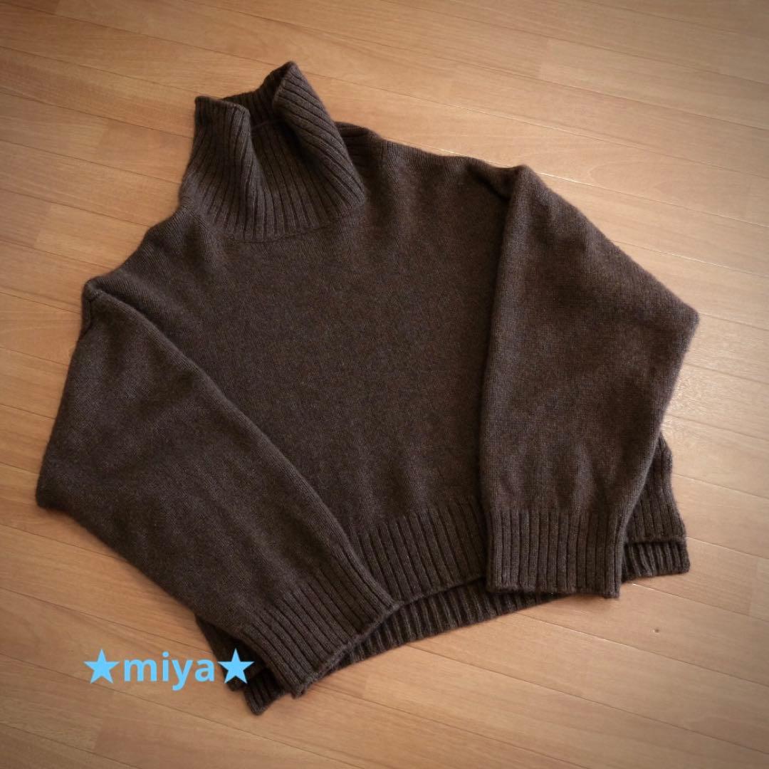 トップス SEEALL / EXTRA OVER HIGH NECK SWEATER