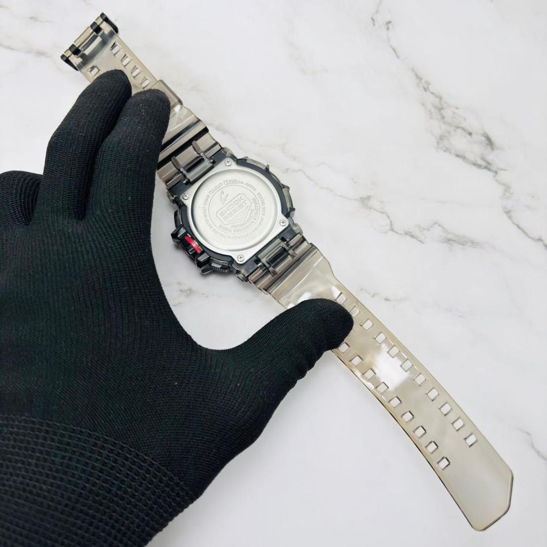 カシオ G-SHOCK スケルトン GA-400SK 腕時計 メンズ ピンク 黒